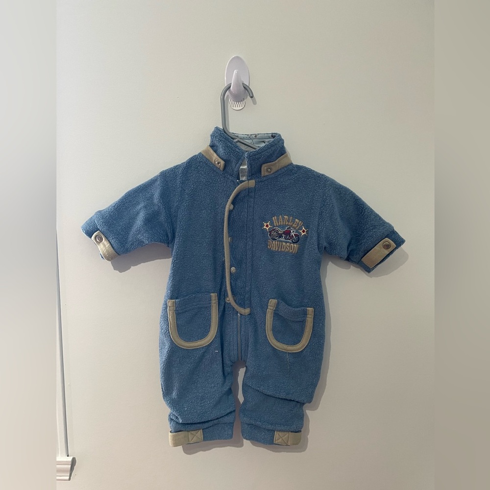 Harley-Davidson Light Blue Baby Coverall